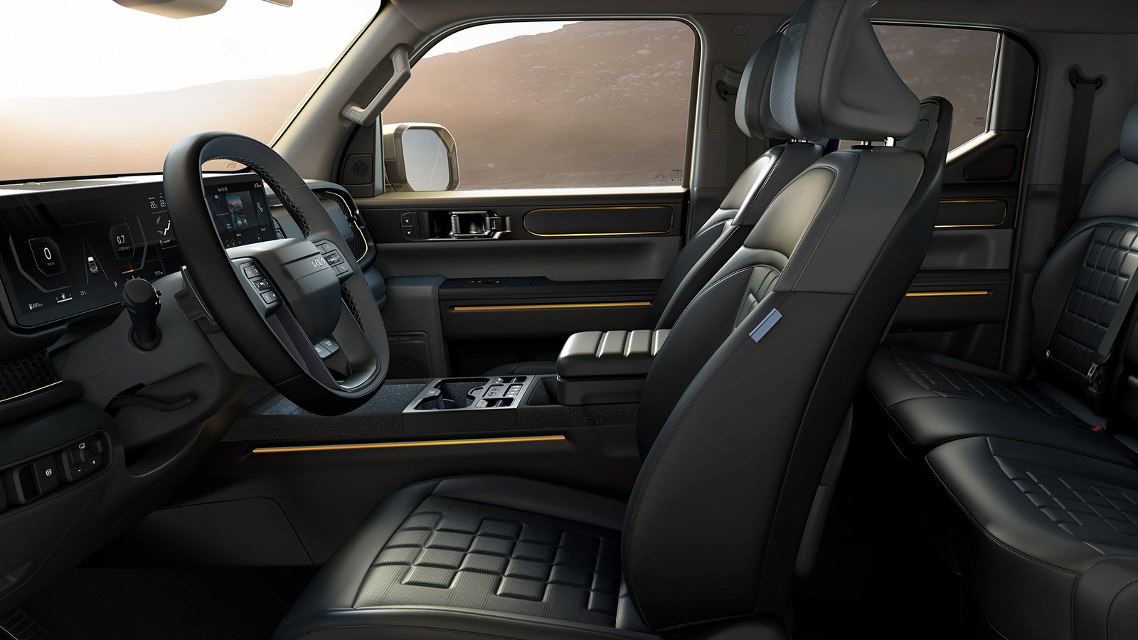 Asiento conductor eléctrico con soporte lumbar*